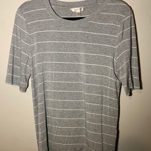 Striped Quarter Sleeve Top